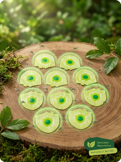 WellNest Mosquito Repellent Patches — Plant-Powered, DEET-Free